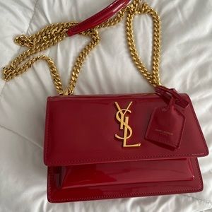 Red YSL bag
